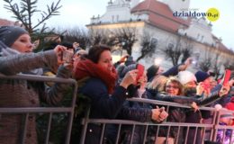 Odpalenie choinki na działdowskim rynku