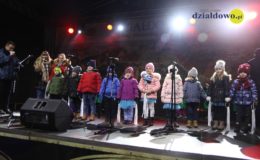 Odpalenie choinki na działdowskim rynku