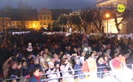 Odpalenie choinki na działdowskim rynku