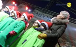 Odpalenie choinki na działdowskim rynku