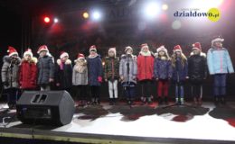 Odpalenie choinki na działdowskim rynku