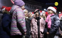 Odpalenie choinki na działdowskim rynku