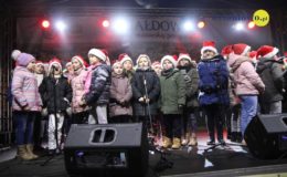 Odpalenie choinki na działdowskim rynku