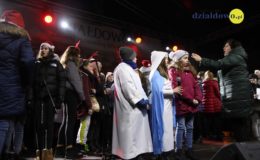 Odpalenie choinki na działdowskim rynku