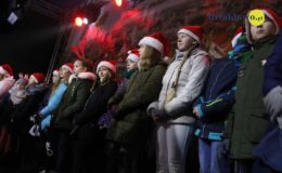 Odpalenie choinki na działdowskim rynku