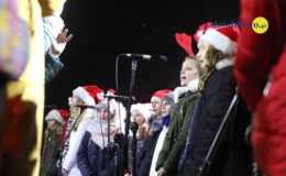 Odpalenie choinki na działdowskim rynku