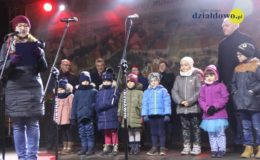 Odpalenie choinki na działdowskim rynku