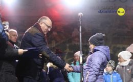 Odpalenie choinki na działdowskim rynku