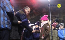 Odpalenie choinki na działdowskim rynku