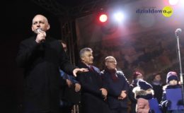 Odpalenie choinki na działdowskim rynku
