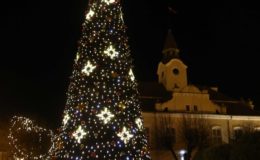 Odpalenie choinki na działdowskim rynku