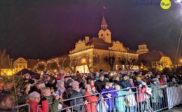 Odpalenie choinki na działdowskim rynku
