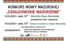 Konkurs Mowy Mazurskiej "Działdowskie Mazurzenie"