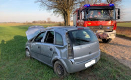 Miała blisko promil alkoholu w organizmie. Dachowała autem w drodze do pracy
