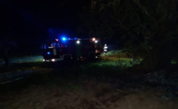 Nocny pożar w Jankowicach