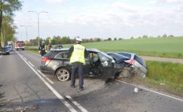 Zderzenie dwóch opli