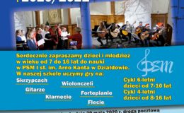 Trwa rekrutacja do Szkoły Muzycznej. Zapraszamy