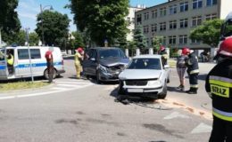 Kolizja na ul. Grunwaldzkiej