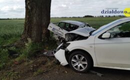 Zjechał na przeciwległy pas i uderzył w jadące z naprzeciwka auto