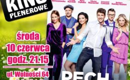 Na początek kino plenerowe. Zapraszamy na komedię „Pech to nie grzech”
