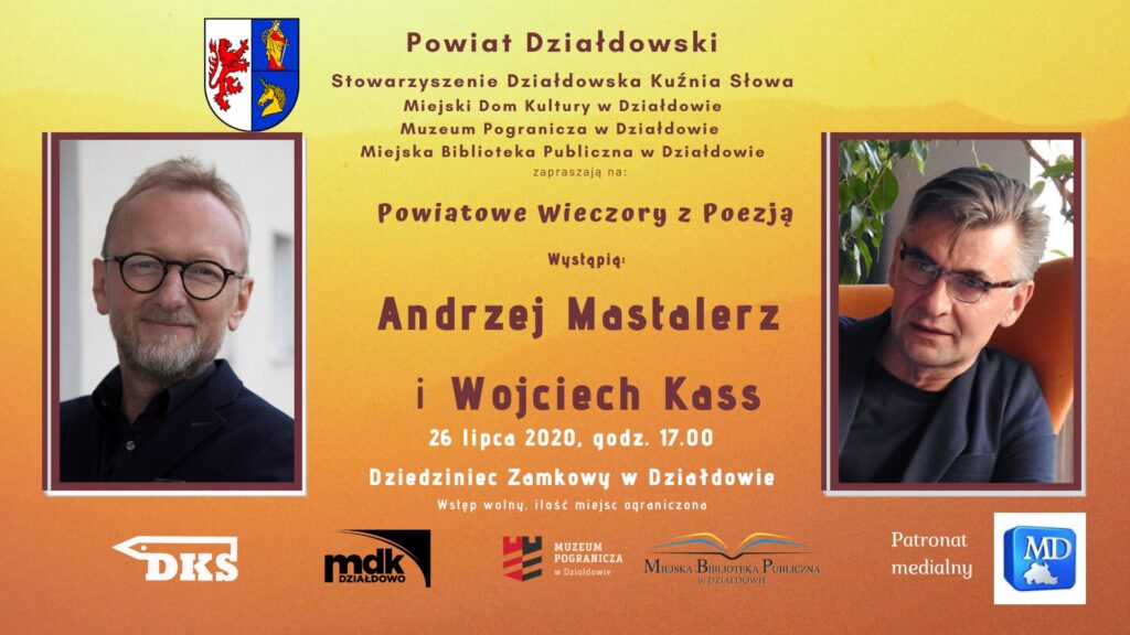 Rusza VIII edycja Powiatowych Wieczorów z Poezją. Wojciech Kass w interpretacji aktora Andrzeja Mastalerza