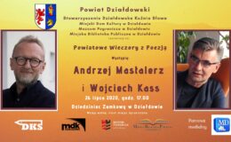 Rusza VIII edycja Powiatowych Wieczorów z Poezją. Wojciech Kass w interpretacji aktora Andrzeja Mastalerza