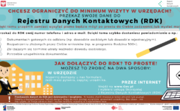 Skorzystaj z Rejestru Danych Kontaktowych (RDK)