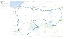 Charytatywny rajd rowerowy Komendy Wojewódzkiej Policji w Olsztynie po miasteczkach Cittaslow