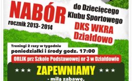 Piłka nożna. Wkra ogłasza nabór