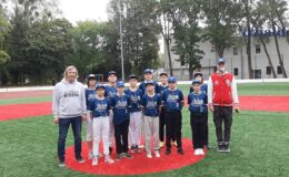 Kadra Województwa Warmińsko-Mazurskiego ze srebrem na Międzywojewódzkich Mistrzostw Młodzików w baseballu