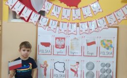 Święto Niepodległości w Przedszkolu nr 4 w Działdowie