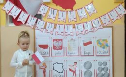 Święto Niepodległości w Przedszkolu nr 4 w Działdowie
