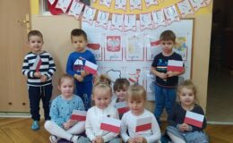 Święto Niepodległości w Przedszkolu nr 4 w Działdowie