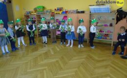 Pasowanie na przedszkolaka grupy „Żabki” w Przedszkolu nr 4 w Działdowie