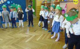 Pasowanie na przedszkolaka grupy „Żabki” w Przedszkolu nr 4 w Działdowie