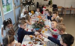 Przedstawienie zimowo-świąteczne  pt. „W poszukiwaniu choinki” w Przedszkolu nr 4  w Działdowie [zdjęcia]