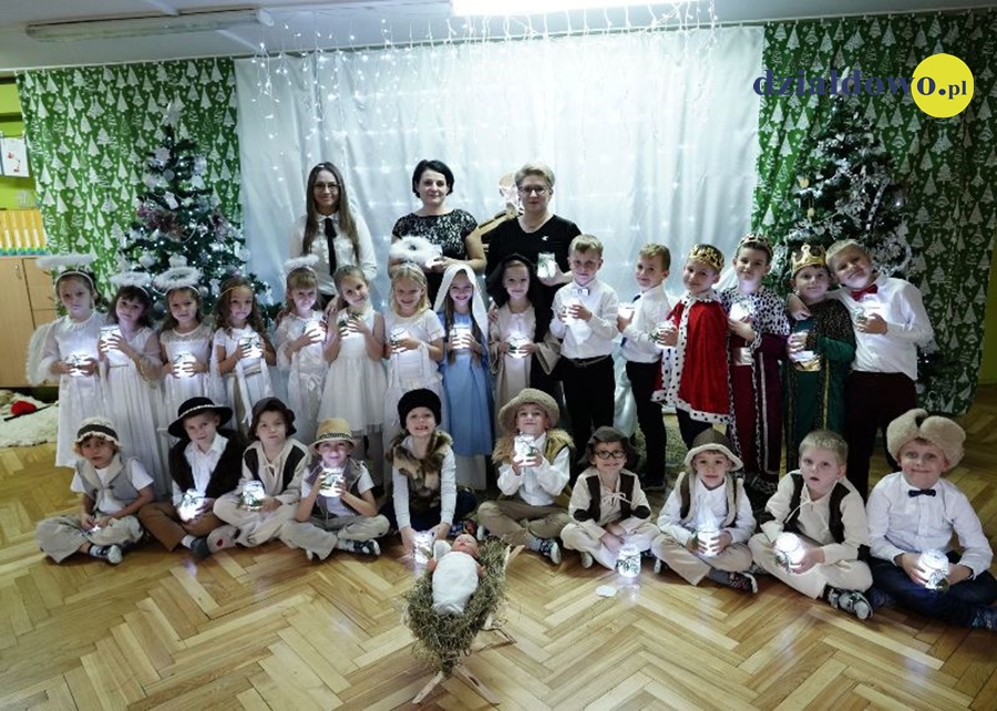 „Cud betlejemskiej nocy…” – Jasełka Bożonarodzeniowe w Przedszkolu nr 4 w Działdowie [zdjęcia]