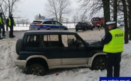 Kierująca suzuki wjechała w drzewo