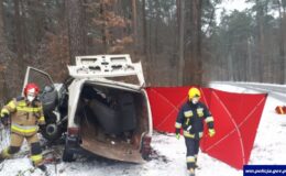 Wypadek śmiertelny z udziałem vw transportera