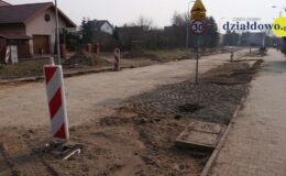 Ulica Krasickiego w naszym mieście jest remontowana