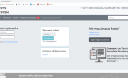 Próbny egzamin maturalny z matematyki w działdowskim ZS Nr 1 na własnej platformie i teście!