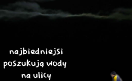 Butelka wody dla bezdomnych