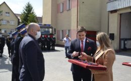 Dzień Strażaka w Działdowie. Podziękowania, odznaczenia, awanse i ślubowanie