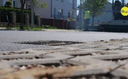Druga warstwa asfaltu na ul. Krasickiego
