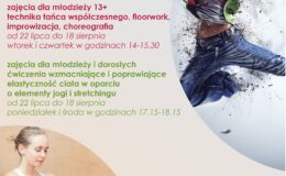 Taniec i ćwiczenia poprawiające elastyczność ciała. Zapraszamy na zajęcia do MDK