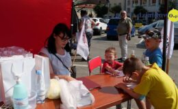 Akcja poboru krwi przy Ratuszu w Działdowie