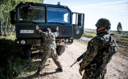 Terytorialsi na poligonie w Orzyszu
