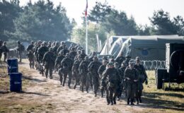 Terytorialsi na poligonie w Orzyszu