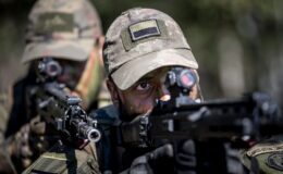 Terytorialsi na poligonie w Orzyszu
