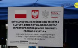Odsłonięcie odrestaurowanego pomnika na terenie byłego obozu Soldau w Działdowie